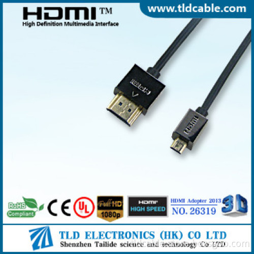 Mental Housing Slim Micro HDMI to HDMI Cable